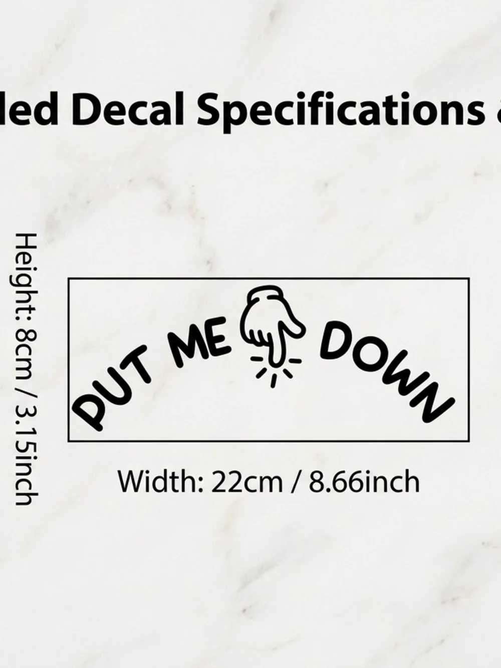 White Toilet Seat with 'Put Me Down' Graphic - Home Bath